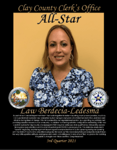 Law Berdecia-Ledesma, 2021 Q3 Employee All-Star