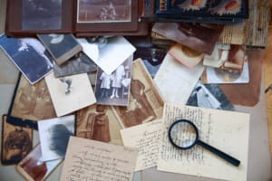 old letters and historical documents