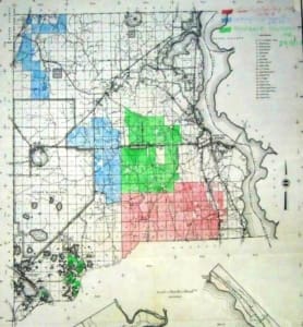 geographic map clay county 