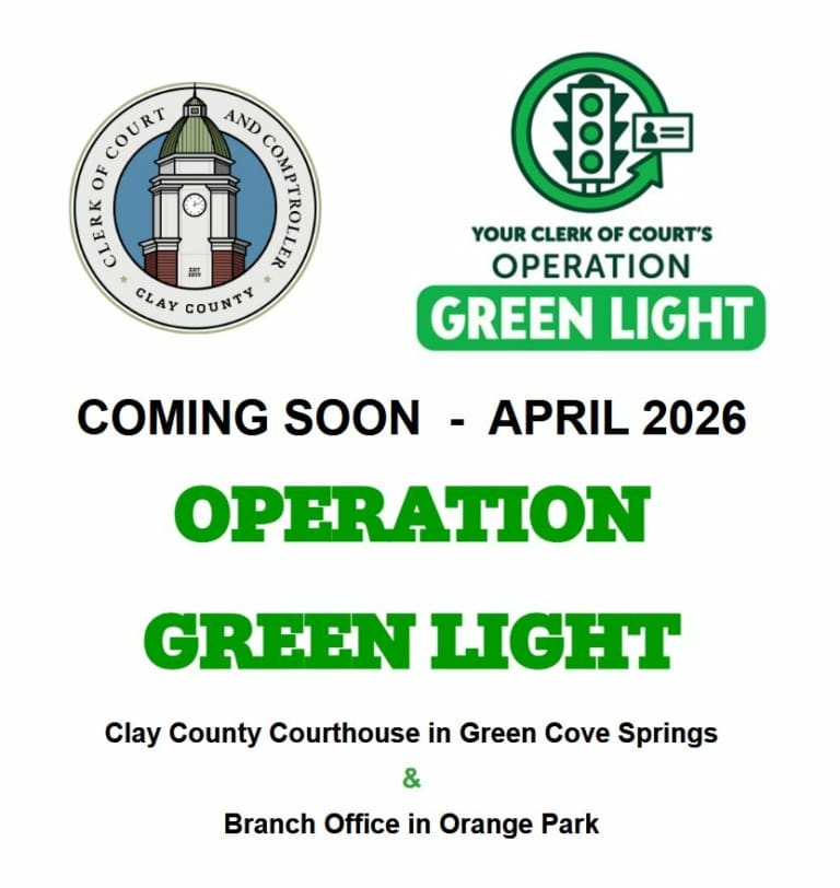 Operation Green Light - Coming Soon in April 2026! | Clay County Clerk ...